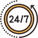 24/7 Icon
