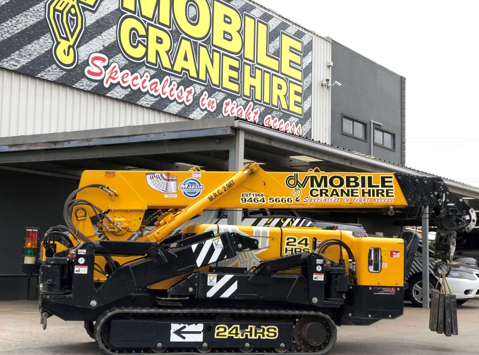 3 Tonne Crawler Crane Hire Melbourne Per Day Crane Hiring Services