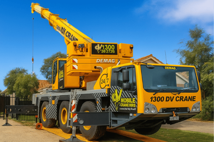 Heavy Lifting Crane Hire in Melbourne CBD